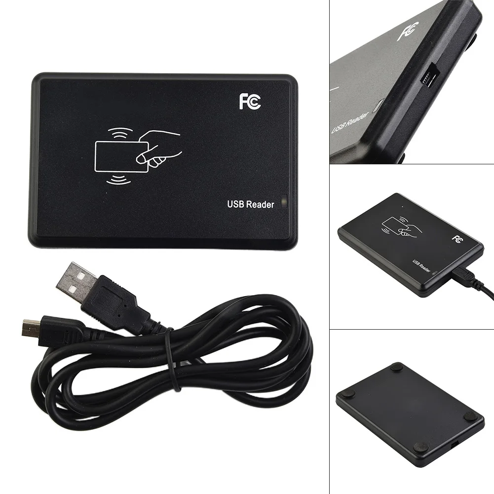 125Khz USB RFID Contactless Proximity Sensor Smart ID Card Reader EM4100/ID  Tag