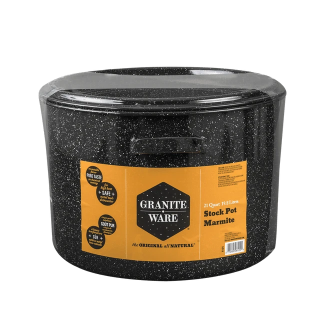 Granite Ware Steamer & Stock Pot, 15.5 Qt