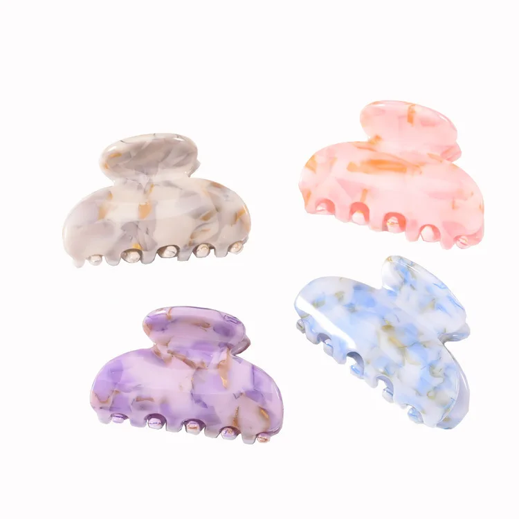 Newest Platic Hair Claw Clips for Women Jelly Colors Crab for Hair Strong Bit Force Hair Clamps for Pony Ail Holders Headwear