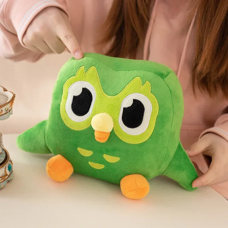 

Duo The Owl Plush Toys Duolingo Stuffed Dolls Animals Owl Plushie Figure Sofa Decoration Peluche Pillow Kids Christmas Gift