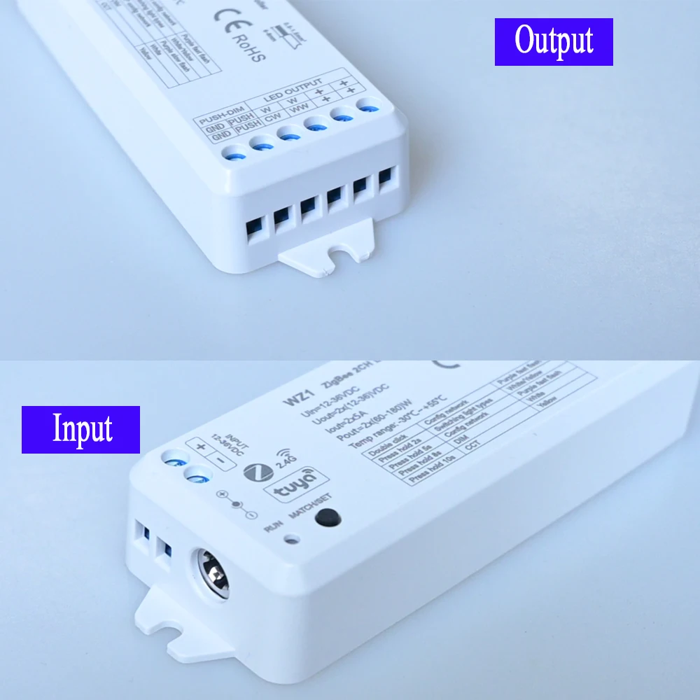 รูปสินค้า สมาร์ทคอนโทรล LED 2 ช่อง ควบคุมได้ทั้ง ZigBee และ RF