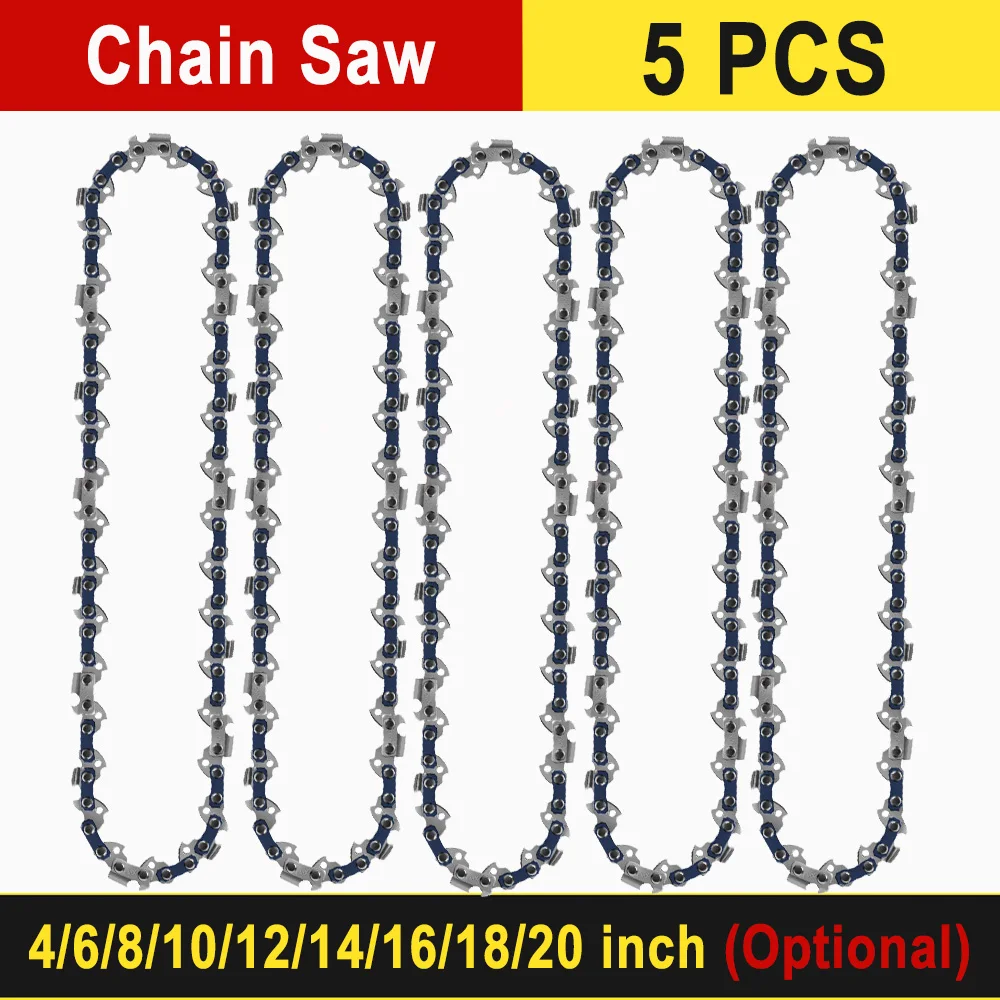 Versatile Chainsaw Chain Blade - Multiple Sizes and Pitch Options Available