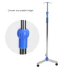IV Bag Holder IV Stand Pole Thick Rod Removable Design Regulable Height Stable Base Stainless Steel for Hospitals for Clinics 5