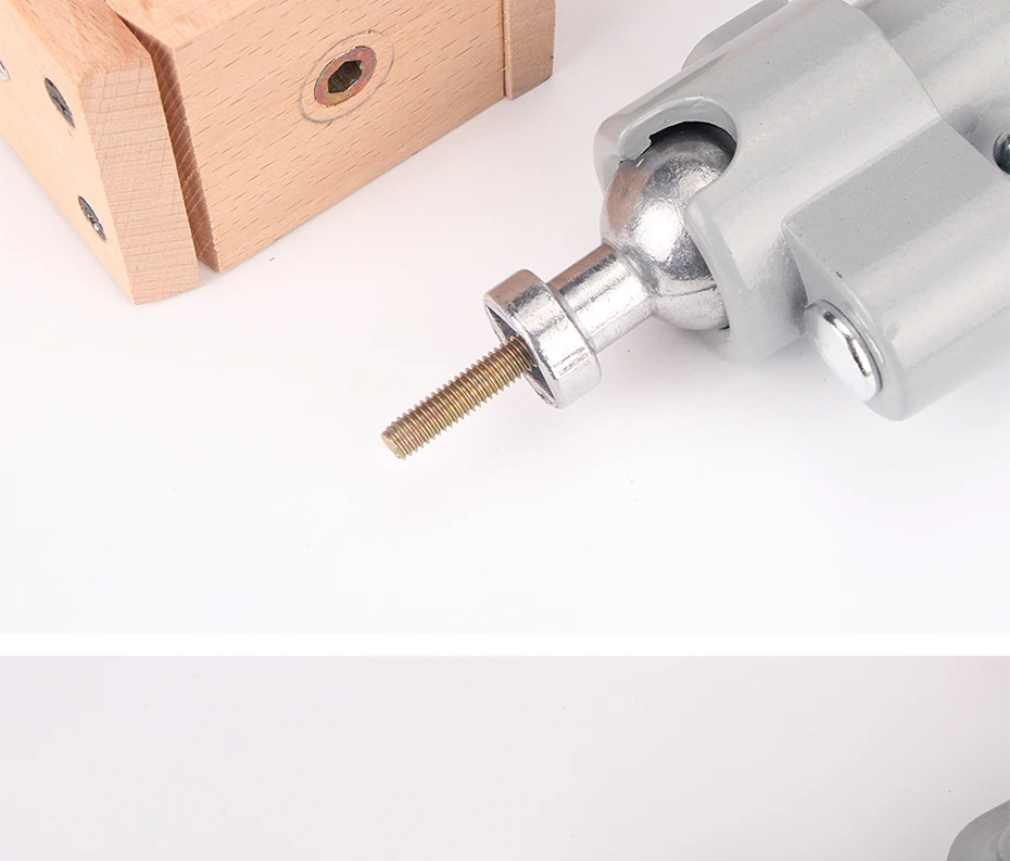 Description Picture 4 of itemQJH Leather Sewing Tools Rotating Hand Sewing Wooden Clips Tabletop 360 Rotary Hand-stitched Wooden Clamp Leather Crafts Tools