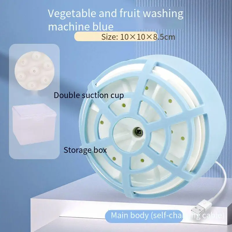 Convenient Home Small High-Power Usb Portable Fruit And Vegetable Cleaning Purifier Kitchen Vegetable Washing Strong Helper. 5