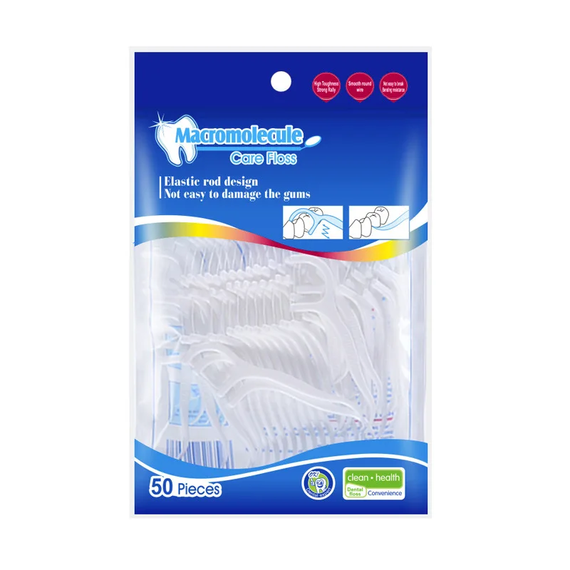 Dental Floss Stick Dental Floss Dental Floss Sticks Dental Cleaning Tools Plastic Toothpicks with Thread Ultra Thin Dental Threads Teeth Stick Travel Portable Durable Tooth Picks Flosser