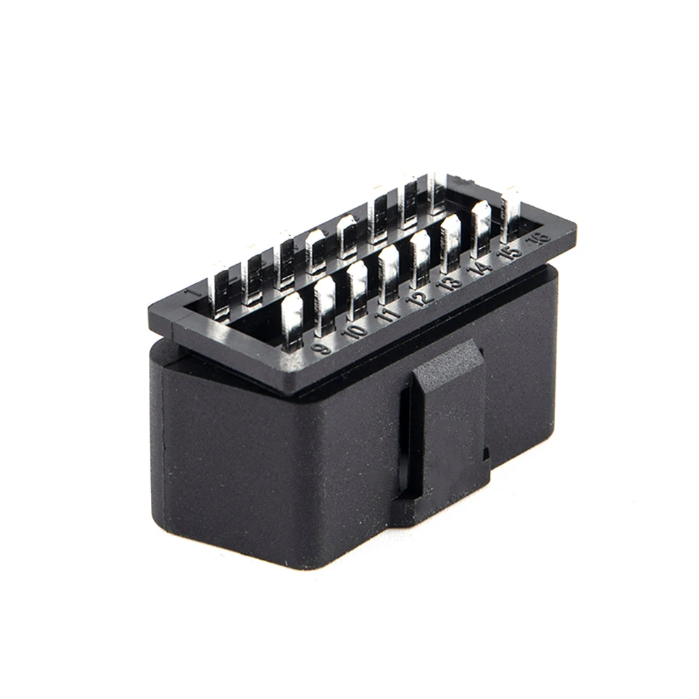 1 PCs OBD2 16-Pin Connector Adapter Female OBD-II OBD2 Connector OBD2 Body OBD2 Plug J1962F