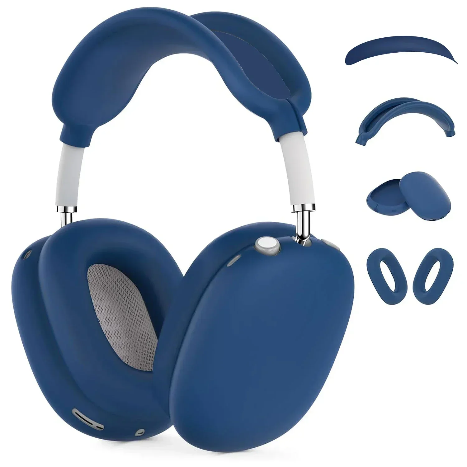 Custodia Per Cuffie In Silicone 3 In 1 Per Airpods Max Custodia Protettiva Antiurto Morbida Per Custodie Per Accessori Apple Airpod Max