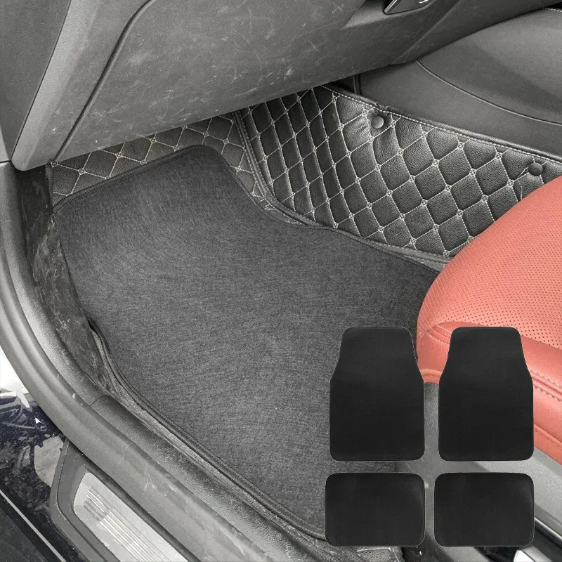 Tappetini per auto, tappetini universali, tappetini lavabili e protettivi, tappetini antiscivolo impermeabili, tappetini resistenti all'usura, tappetini protettivi di ricambio