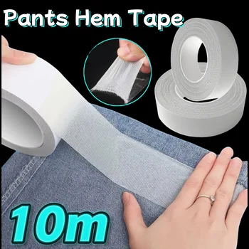 Double Sided Fabric Tape Invisible No Sew No Iron Pants Hem Tape Secret Body Adhesive Stickers DIY Clothes Shorten Sewing Tools 1