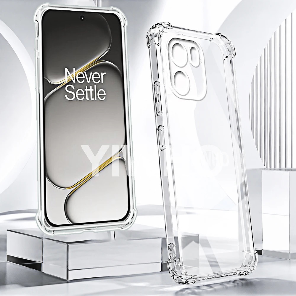 Transparent Shockproof Soft TPU Phone Case - Clear Back Cover (Multi-Pack Options)