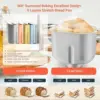 Bread Maker, 19-in-1 Automatic Bread Machine Stainless Steel with  Pan,15H Timer&1H Keep Warm, Sourdough 2