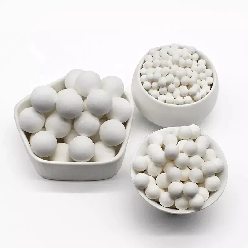 Chinese Factory Alumina Desiccant Balls Activated Alumina Ball For Water Treatment Defluoridation Adsorbent