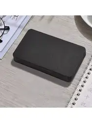 Minimalist DIY Blank White Cardstock Pack - Small Cards for Notes, Bookmarks, Messages, and Crafts (50/100 pcs) (Black - 100pcs)
