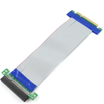 Adattatore connettore cavo a nastro flessibile prolunga scheda riser PCI-E Express 8X