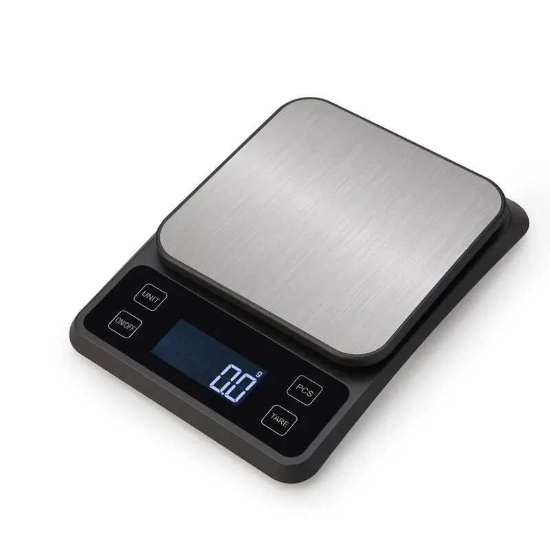  Rechargeable Household Stainless Steel 5kg Food Baking Grams Weighing 0.1g Accurate 10kg Desktop Scale Kitchen Electronic Weigh 