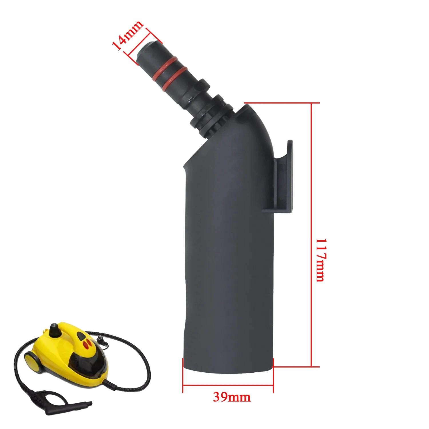 Suitable for Steam cleaner accessories for spray round brush mirror brush robot vacuum cleaner nozzle head Olsheng WJ528