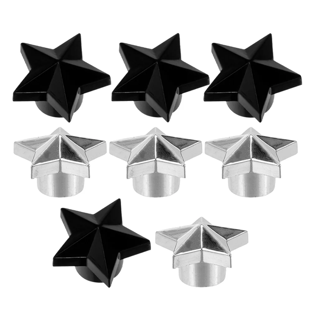 

8 Pcs Car Valve Cap Tire Stem Caps for Truck Motorcycle Replacement Cover Stainless Steel