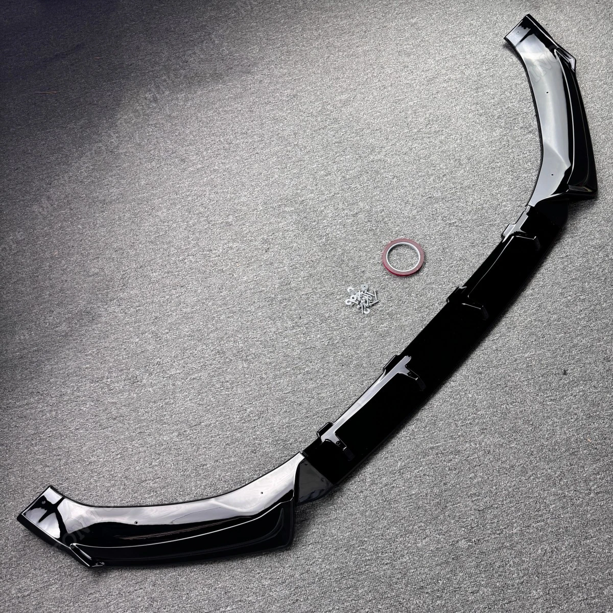 3PCS Frontschürze Diffusor Lip Spoiler Für AUDI Q5 SQ5 FY Sline 2018 2019 2020 Front Splitter Auto Zubehör glänzend Schwarz ABS – Detail 8