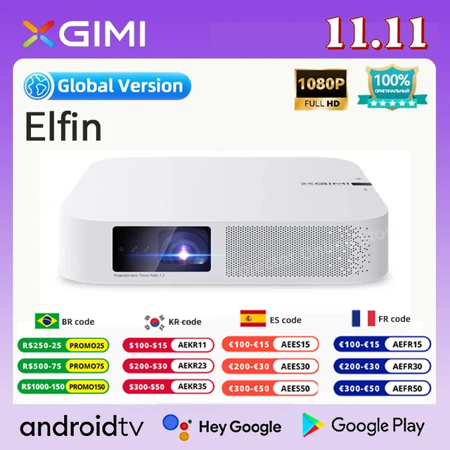 新品未使用！XGIMI Elfin 800ANSIルーメンホーム　プロジェクター