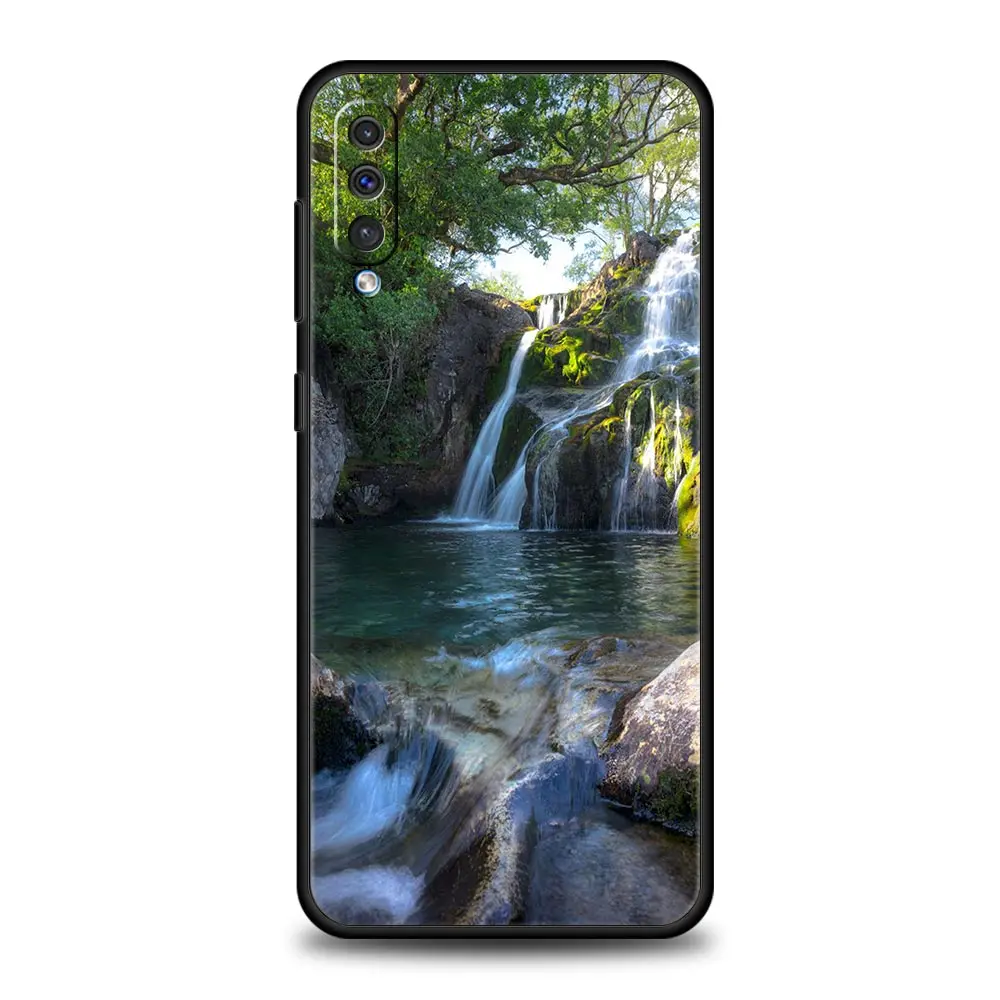 Waterfall Nature Trees Phone Case Cover