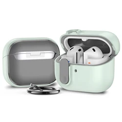 Enhanced Protective Case with Security Lock and Cleaner Kit - Galaxy Buds 3 (Mint Green)