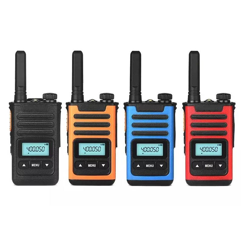 

Mini Walkie Talkie Professional Fm Transceiver Uhf Two Way Portable Clock Radio Station Talkie-Walkie Wireless