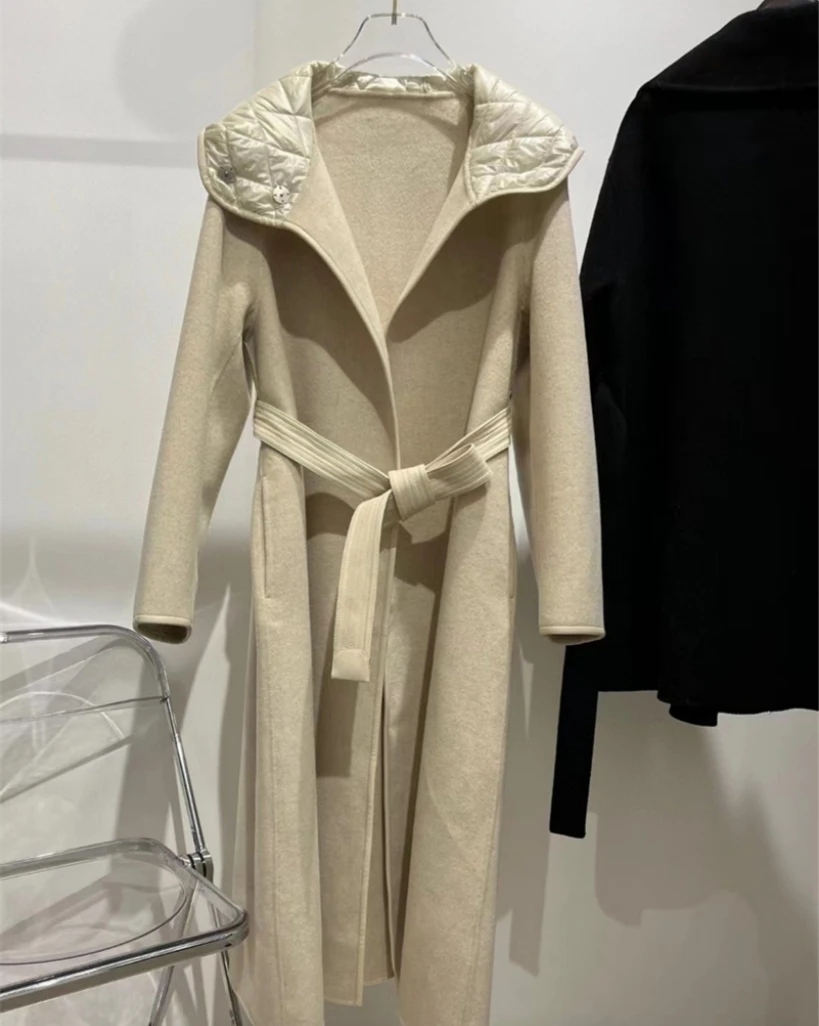 

High Quality Jacket Women 2023 Autumn Winter Runway Fashion Long Sleeve Women Outfit CASHMERE coat