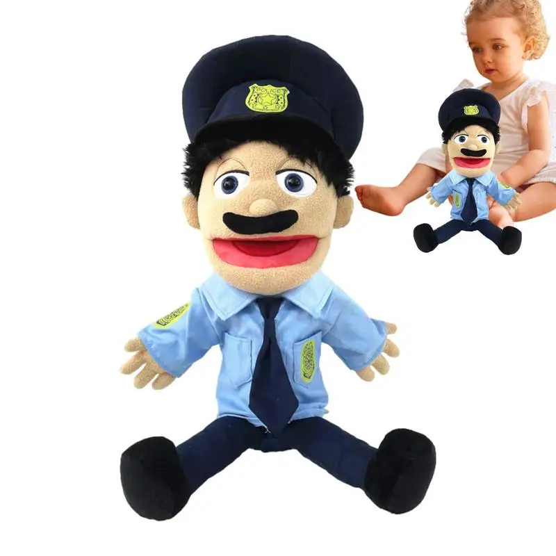 Funny Jeffy Boy Doll Puppet Plush Toy Jeffy Monsters Muppet Doll Kids Hand Puppet Toy Children Birthday Gifts Popular Toys 2023