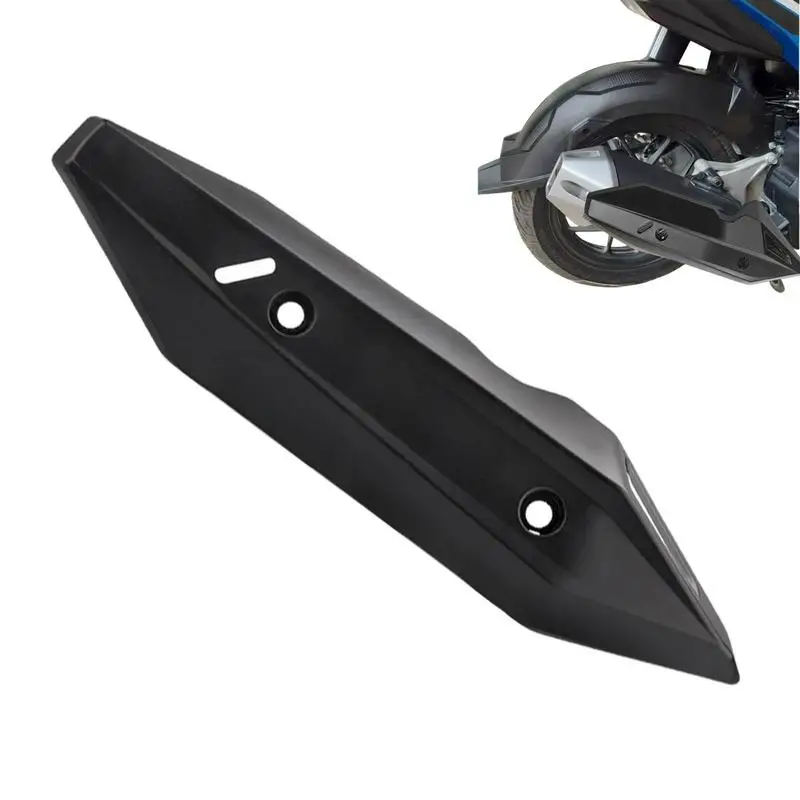 For Honda New Click 125i 150i Universal ABS Motorcycle Exhaust Protector Cover Carbon Fiber Muffler Heating Guard Protection