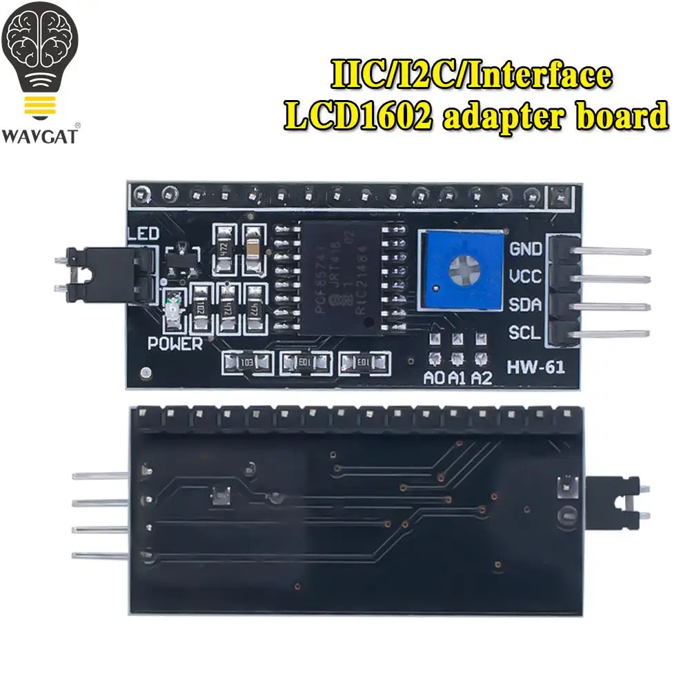 PCF8574T PCF8574 IIC/I2C / Interface LCD 1602 2004 LCD Adapter Plate For Arduino
