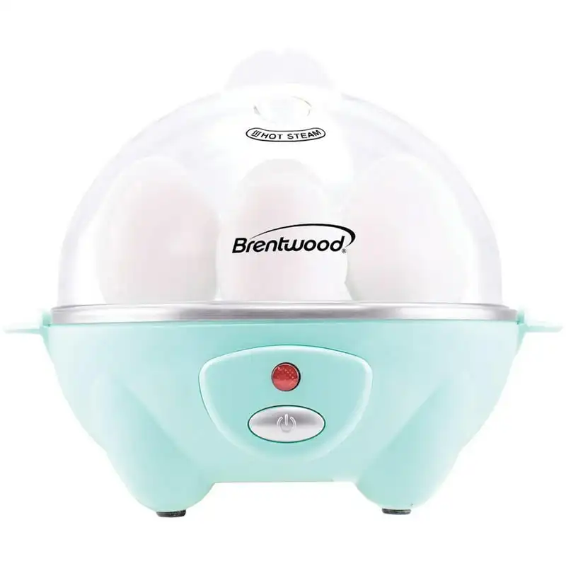 

7 Egg Cooker with Auto Shut Off in Blue