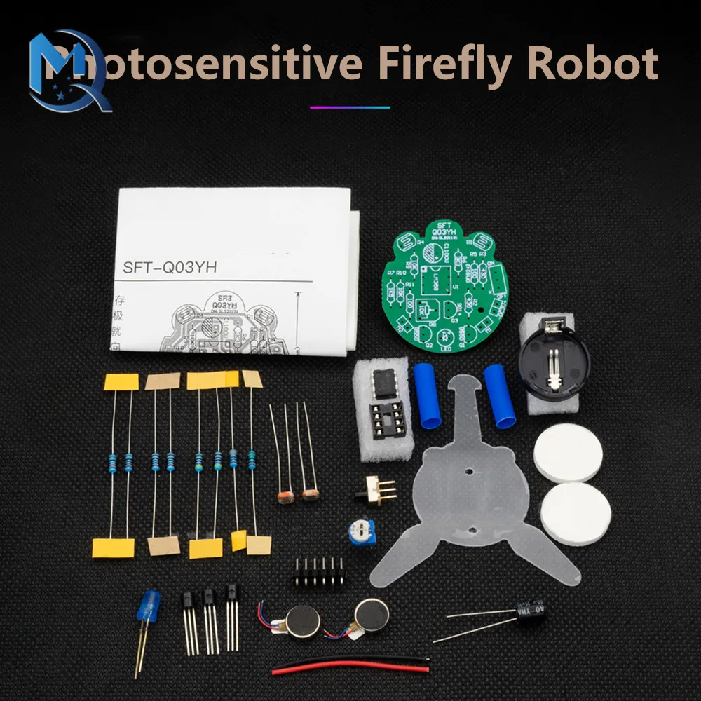 Il Robot intelligente segue la sorgente luminosa per spostare la luce a Led Chaser Robot giocattolo Robot fai-da-te sensore fotosensibile parte del Robot Mobile - immagine 6