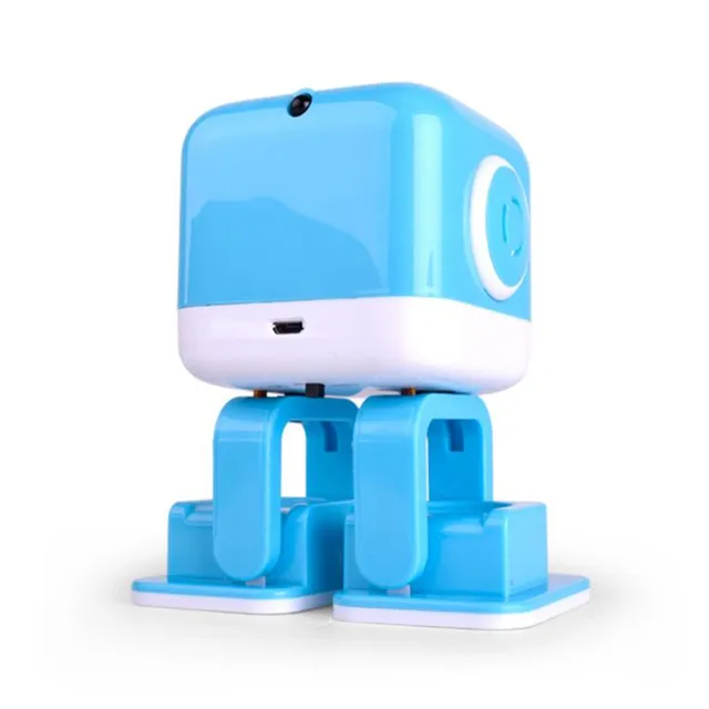 WL Toys Cubee Mini RC Intelligent Robot Boy Smart Bluetooth Speaker Musical Dancing Programming Machine Gesture Control LED Face 4