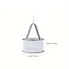 1pc Modern Circular Mesh Laundry Sorter with Multiple Components, Hanging Clothes Rack 2