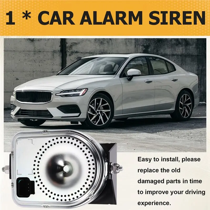 자동차 경보 시렌 30659414 30659882 30659883 볼보 S80 V70 XC70 XC60 S60 V60CC S60CC 07-18용 새 경적 경보 시렌