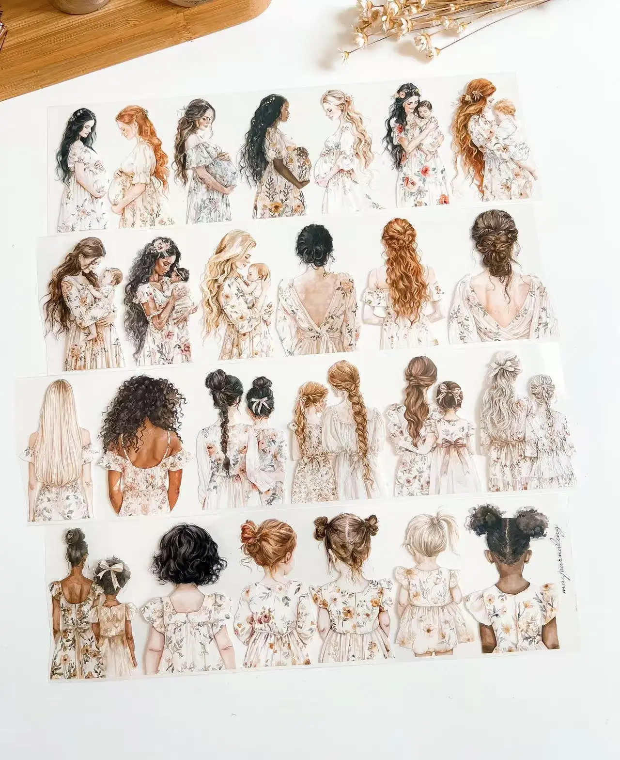 Decorative Stickers Self Adhesive Stickers Stationery Stickers Paper Stickers Adhesive Stickers Stationery Tapes DIY Scrapbooking Accessories 1 Loop Ma.Journaling Studio Vintage Inner Peace Coffee Girl Washi PET Tape for Card Making DIY Scrapbooking