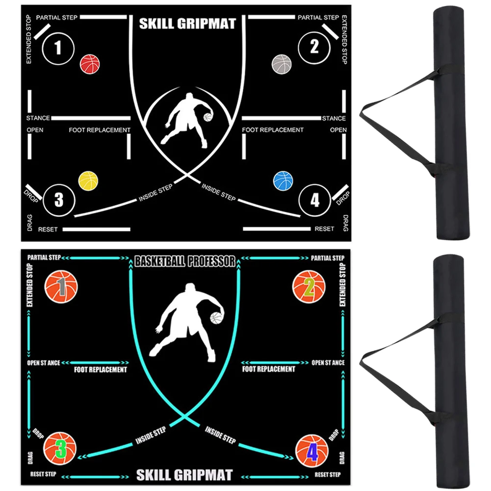Basketball Practice Equipment Non-Slip Basketball Training Mat Shock Absorbing Silent for Youth and Adult Ball Control Training