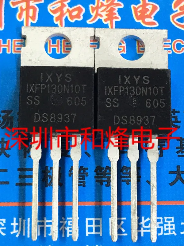 

5PCS-10PCS IXFP130N10T TO-220 100V 130A On Stock New And Origjnal