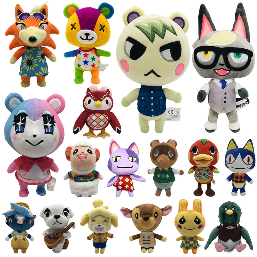 20-25cm Animal Crossing Plush Stuffed Anima Figures KK Tom Judy Isabelle Plush Cute Wolf Anime Plush Kids Party Gift pettersson violin concerto no 2 isabelle van keulen 1 cd