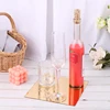Round Mirror Glass Tray Diy Acrylic Circle Candle Plates Wedding Party Table Centerpiece Decoration Large Capacity Platter Tiles 4