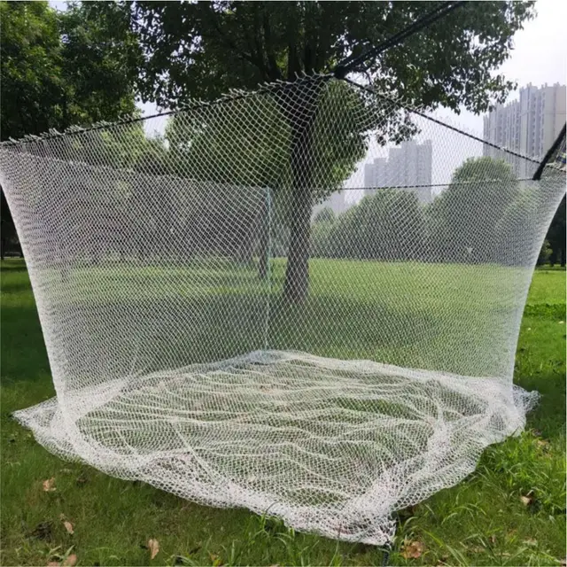 White Fishing Net Nylon Netting Trawl Pull Net Garden Fence Net Safety Net Anti Bird Falling Nets Crops Protective Child Cat Dog 6