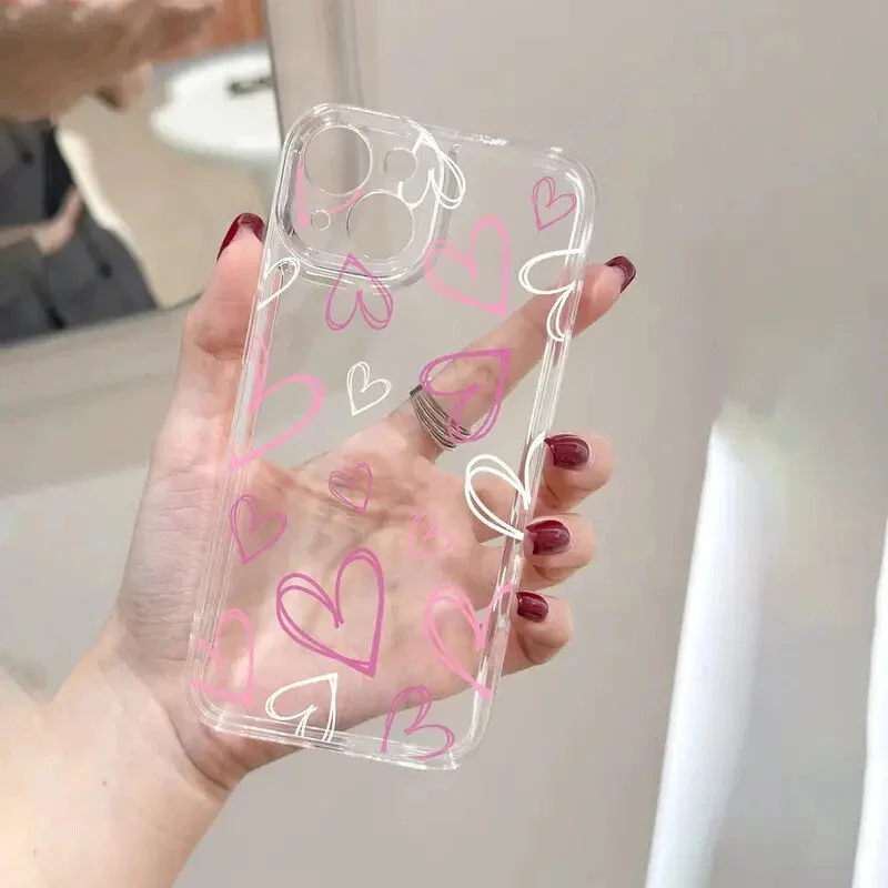 Love Heart Design Phone Case Cover