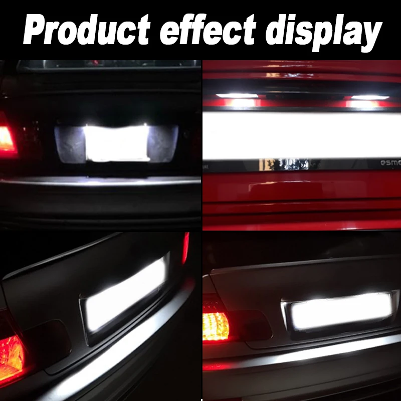 Led Lights E46 License Plate Bulb 2PCS OEM# 51138236269