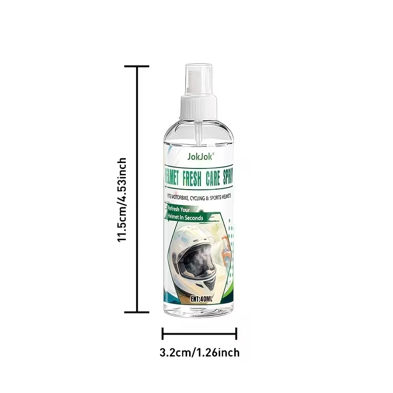Spray Deodorante Rinfrescante per Caschi, Pulizia Rapida Senza Acqua, Anti-Congestione e Freschezza a Lunga Durata, Formula Delicata Non Irritante - immagine 6