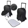 Portable Trolley School Bag Sublimation Blank Wheeled Schoolbag Student Book Bag Travel Storage Bags For Heat Transfer Print 6