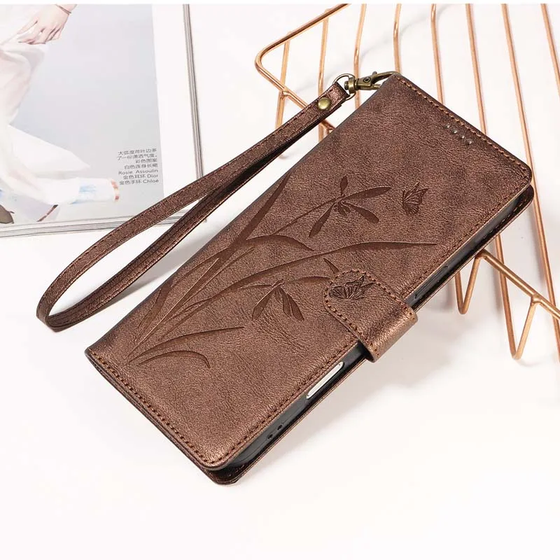 Elegant Leather Wallet Flip Phone Case with Card Holder