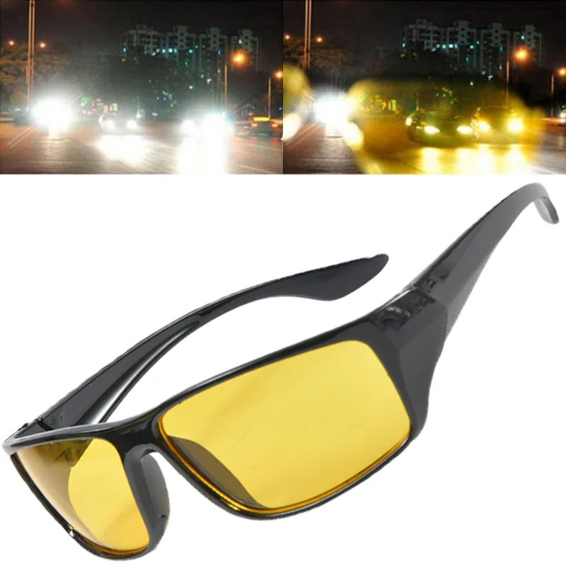 Sport Sunglasses Driving Cycling Night Vision UV Protection Anti-Glare Motorcycle Driving Sunglass Eyewear Auto Accessories