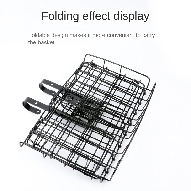 ZERONE Panier pliant de vélo (X)Panier à Vélo Pliable Guidon Amovible