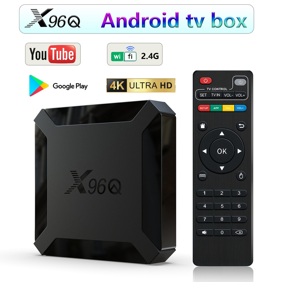 Android Smart Home Theater TV Box Rockchip RK3228 4K 2.4G Wifi Google Player 2GB 16GB Youtube Streaming Media Set Top Box X96Q